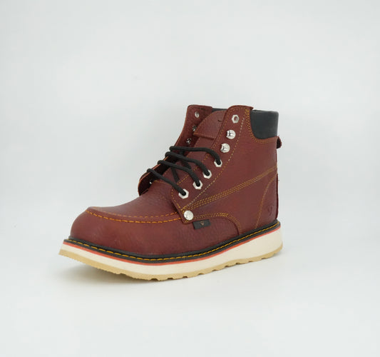 Hooch Men's 6" Steel Toe Work Boot - Shedron