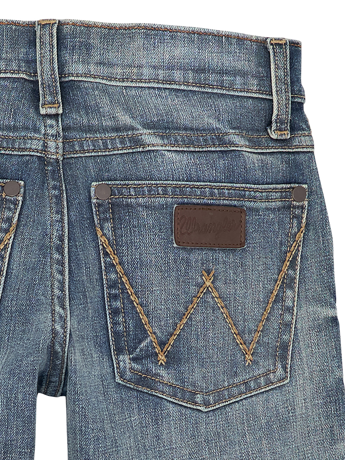Wrangler Retro Boy's Relaxed Boot Fit Jean - Medium Blue