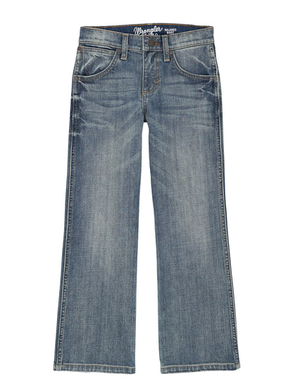 Wrangler Retro Boy's Relaxed Boot Fit Jean - Medium Blue