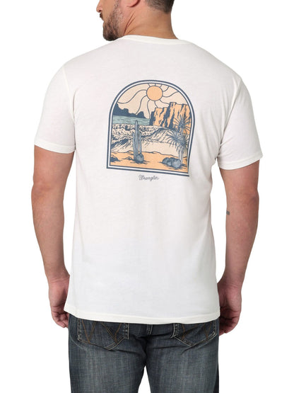 Wrangler Back Graphic Marshmallow Heather T-Shirt