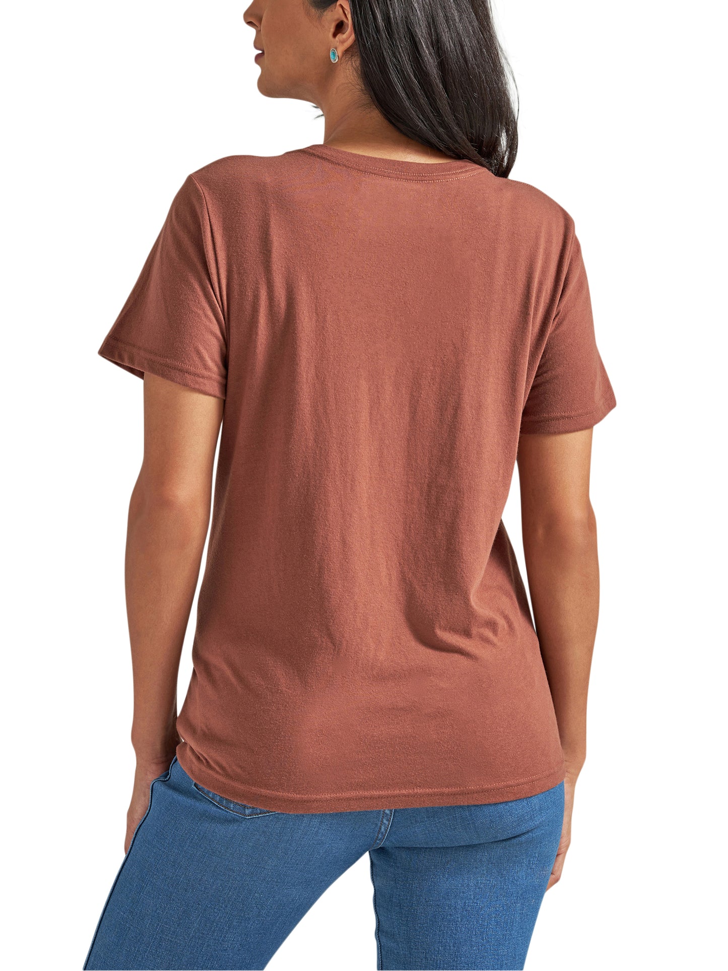 Wrangler Western Steerhead Brown Graphic T-Shirt
