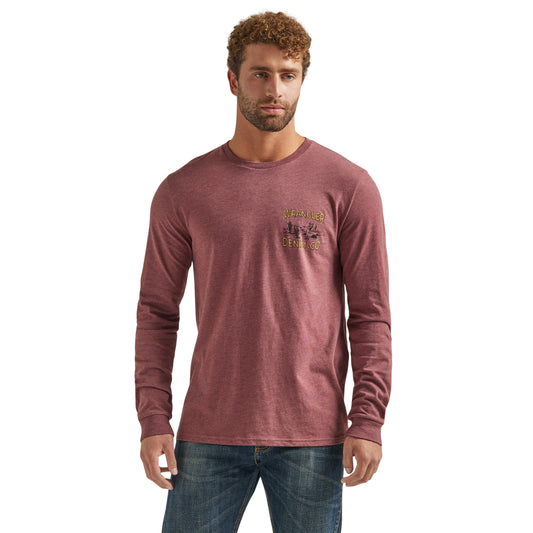 Wrangler Coyote Back Graphic Long Sleeve T-Shirt