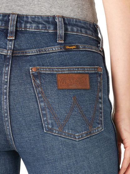 Vaqueros acampanados Paige estilo trompeta de talle alto retro premium de Wrangler