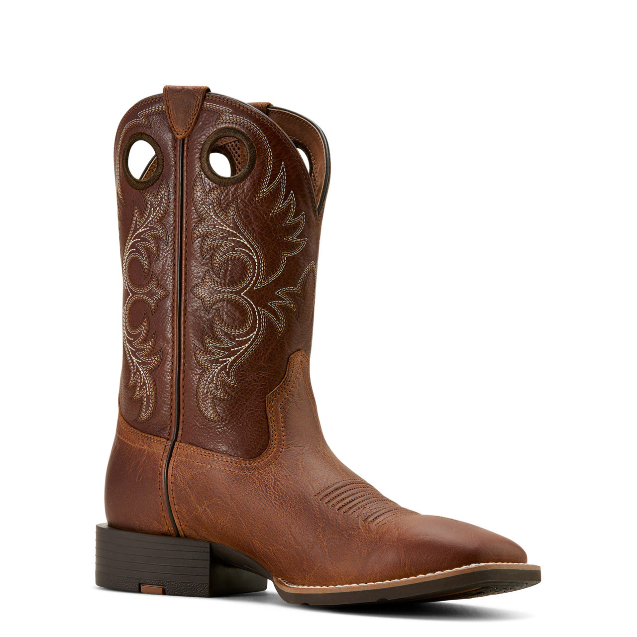 Ariat Men's Sport Rodeo Cowboy Boot Aged Tan Elephant Print