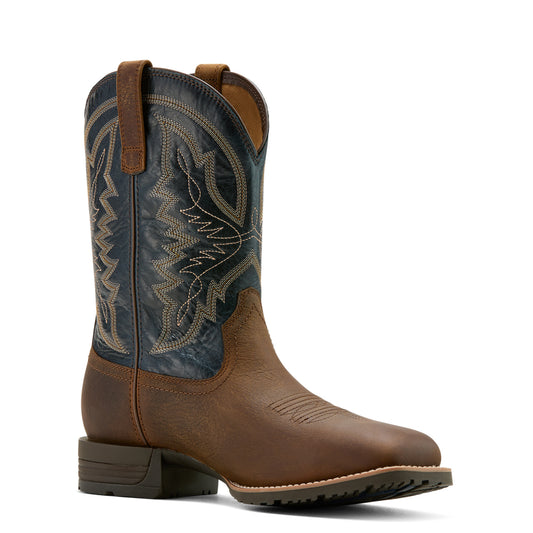 Ariat Men's Hybrid Ranchwork H20 Western Wide Square Toe Taupe Boot