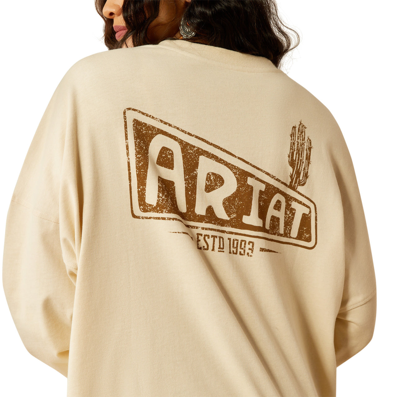 Ariat Women’s Canvas Oversized Summer Sand Long Sleeve T-Shirt