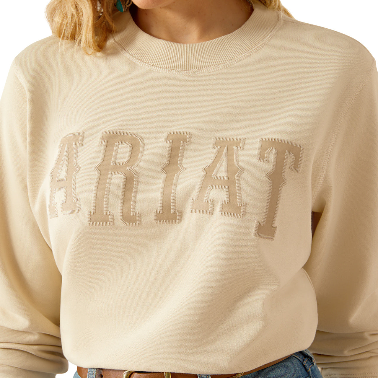 Ariat Women’s Essential Crew Sweatshirt Summer Sand