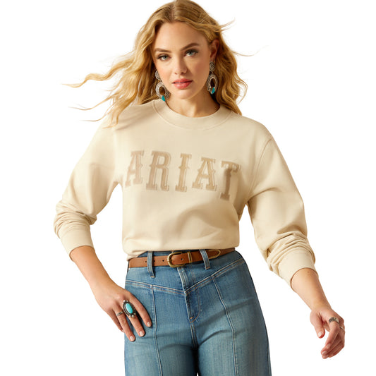 Ariat Women’s Essential Crew Sweatshirt Summer Sand