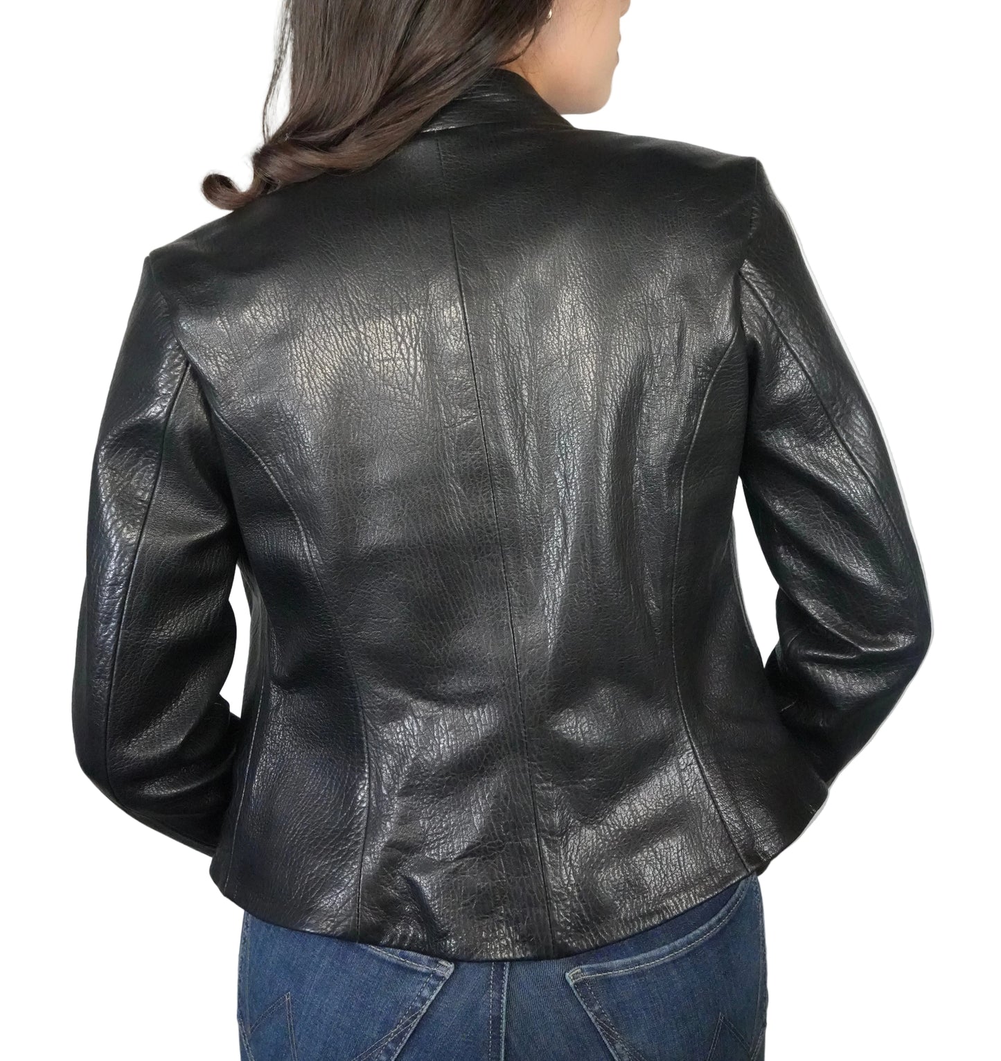 Cuadra Women's Sheep Leather Jacket - Black