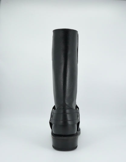 Original Michel Men's Black Trompa De Puerco Semi Square Toe Boot