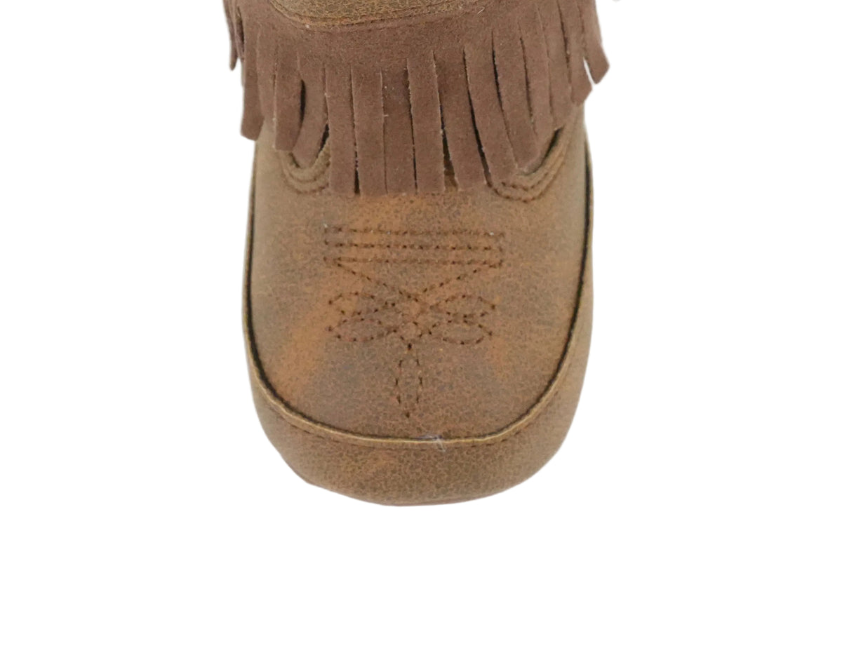 Twister Infant Annabelle Western Fringe Boot - Brown