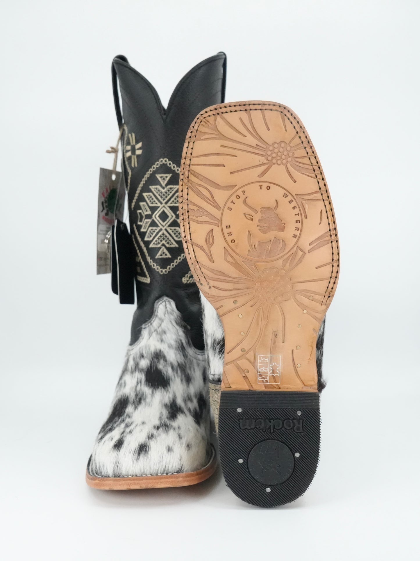 Rock'em Women's Aztec Cow Hair Boots Size: 8.5 *AS SEEN ON IMAGE*