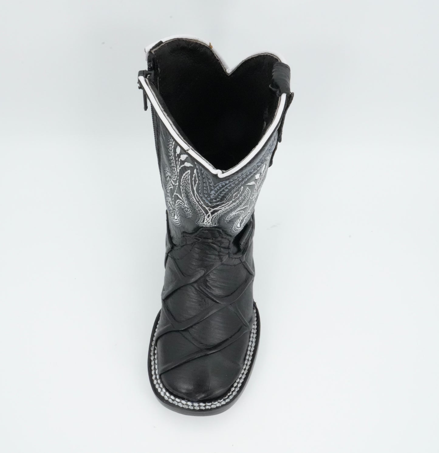 Chaparral Kid’s Pirarucu Fish Print Black Boot