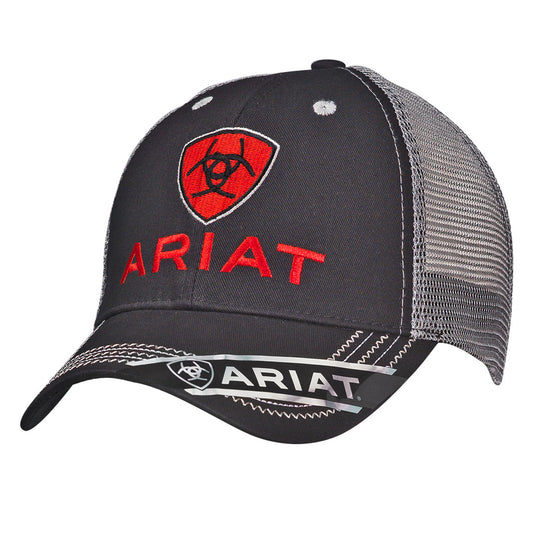Ariat Logo Black/Red Cap