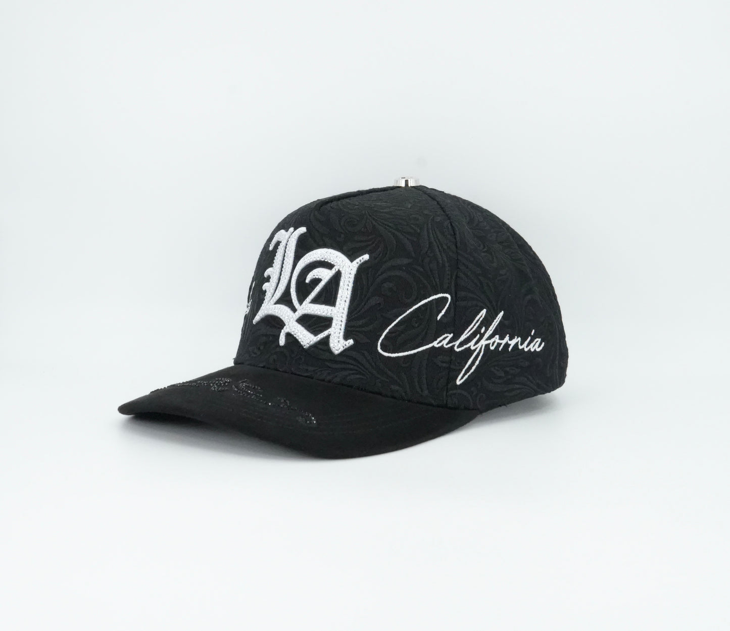 Bigg Boss LA Bling Floral Embossed Cap