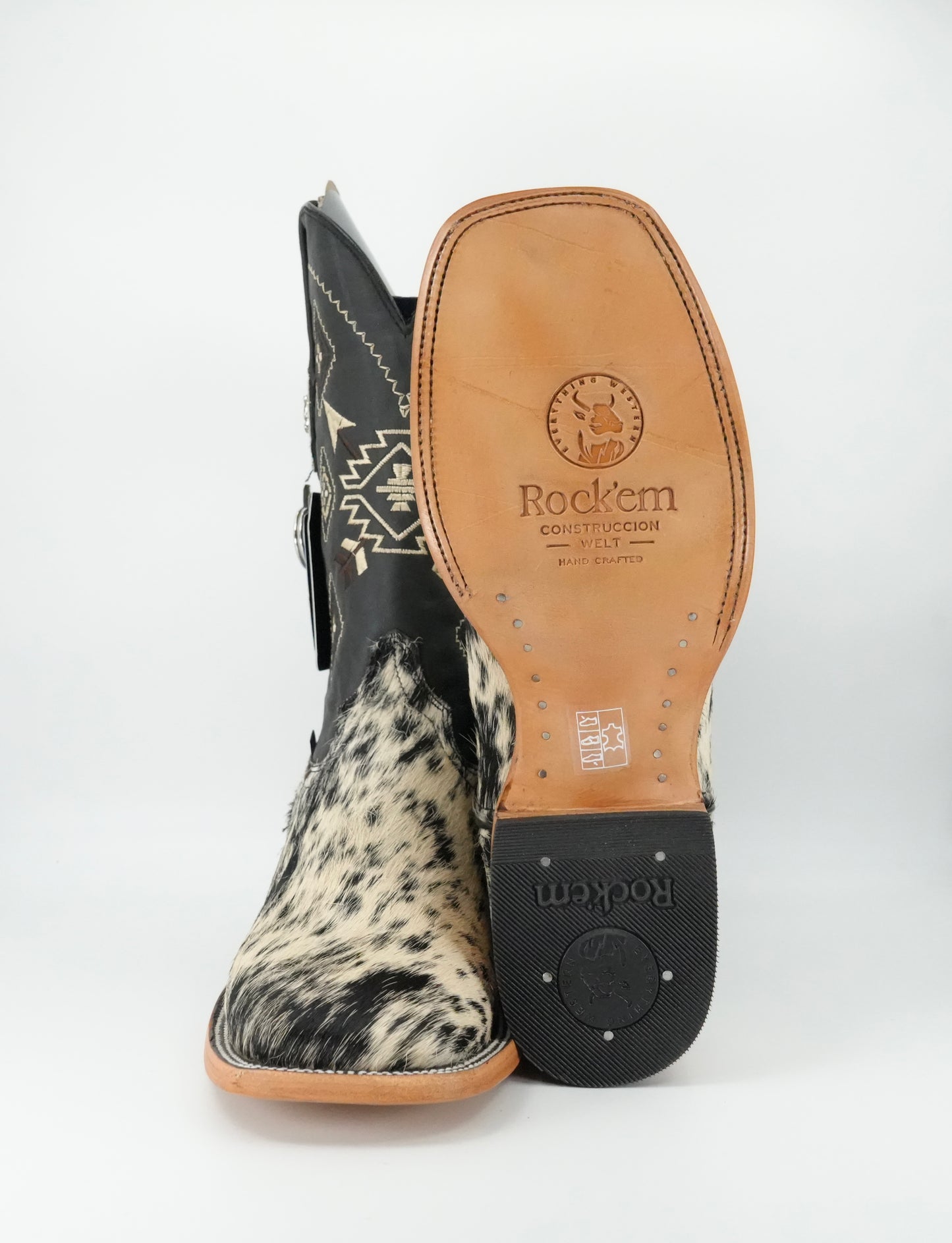 Rock'em Men's Cow Hair Boots Size 9 *AS SEEN ON IMAGE*