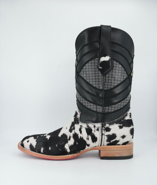Rock'em Men's Cow Hair Red Bottom Boots Size 10 *AS SEEN ON IMAGE*
