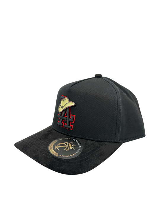 Contti LA Cowboy Snapback Cap Black