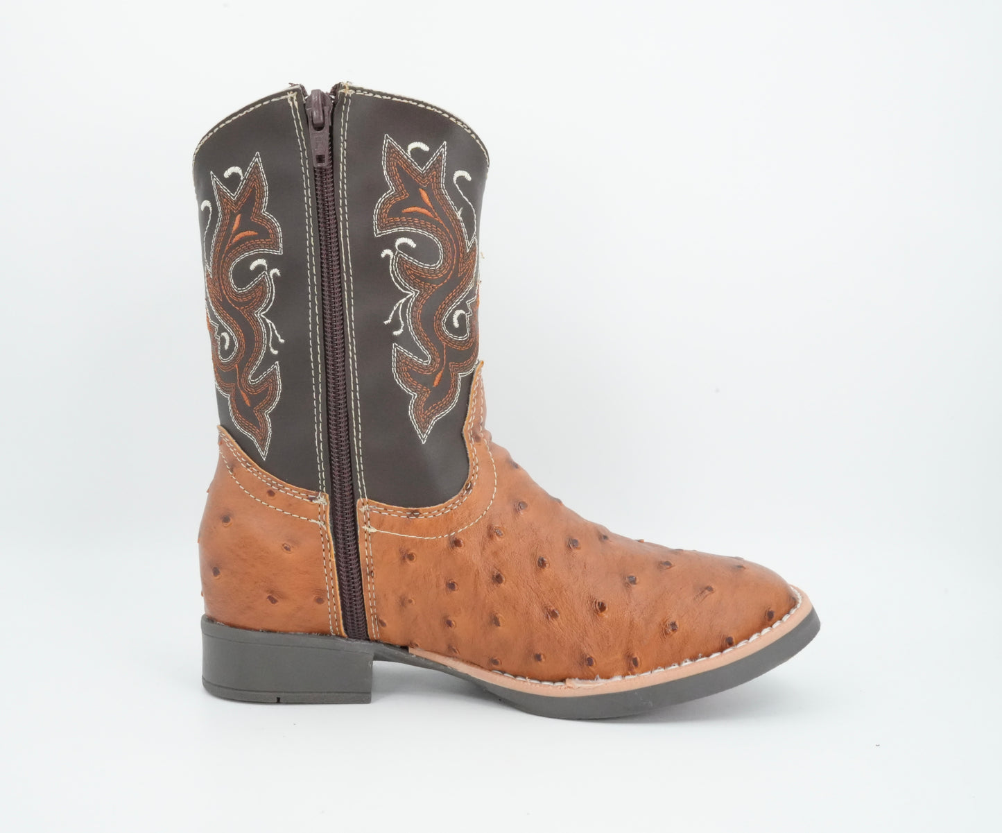 Chaparral Little Kid’s Ostrich Print Shedron Boot