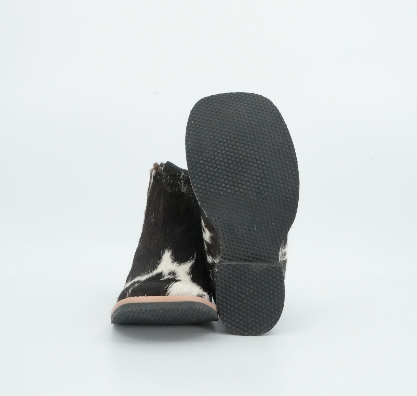 Padua Toddler Cow Hair Black/White Short Boot Size: 7C *AS SEEN ON IMAGE*