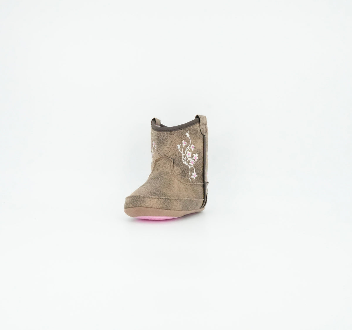 Twister Infant Lily Floral Brown Boot - Pink