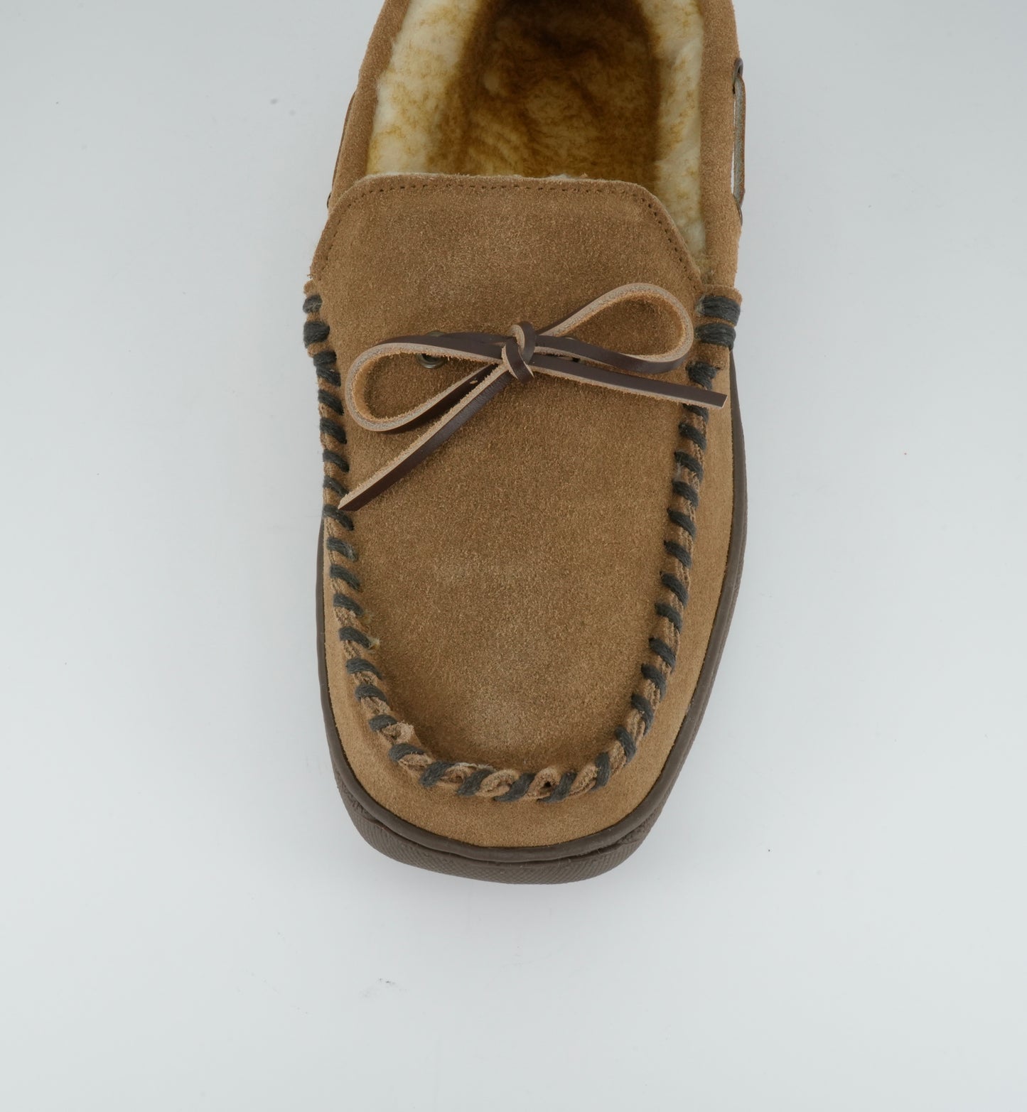 Men's Ariat Harrison Moccasin Suede - Chestnut