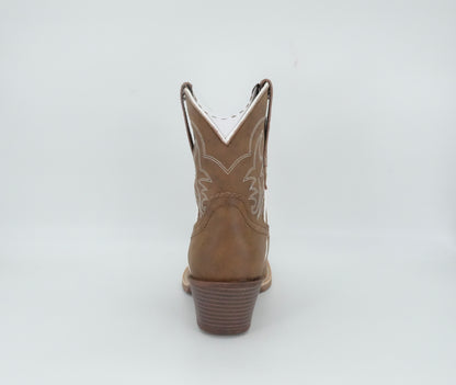 Justin Women's Dee 7" J125  Medium Square Toe Boot - Brown