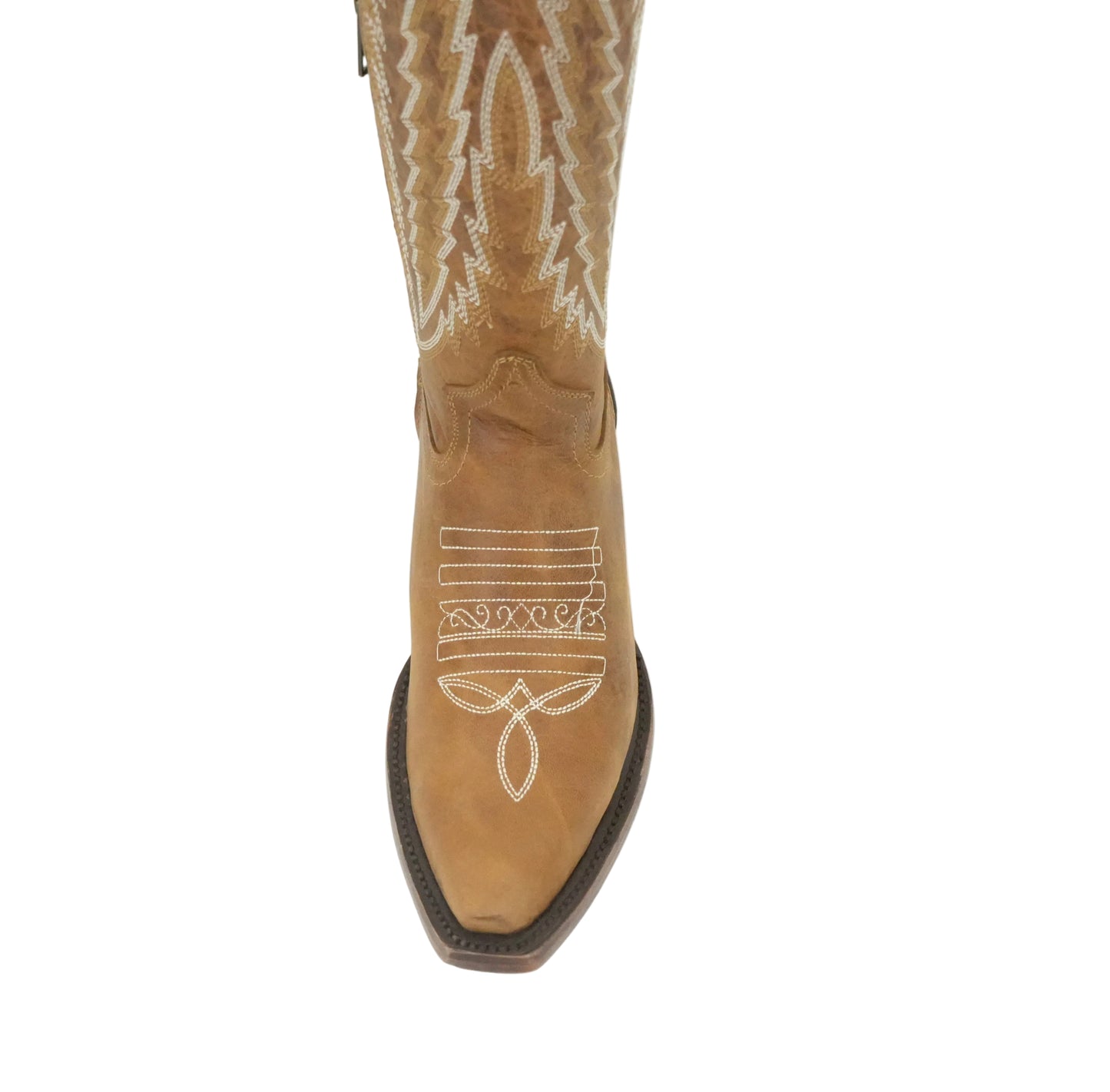 Rock'em Women's Gia Tall Wide Calf Snip Toe Boot - Camel