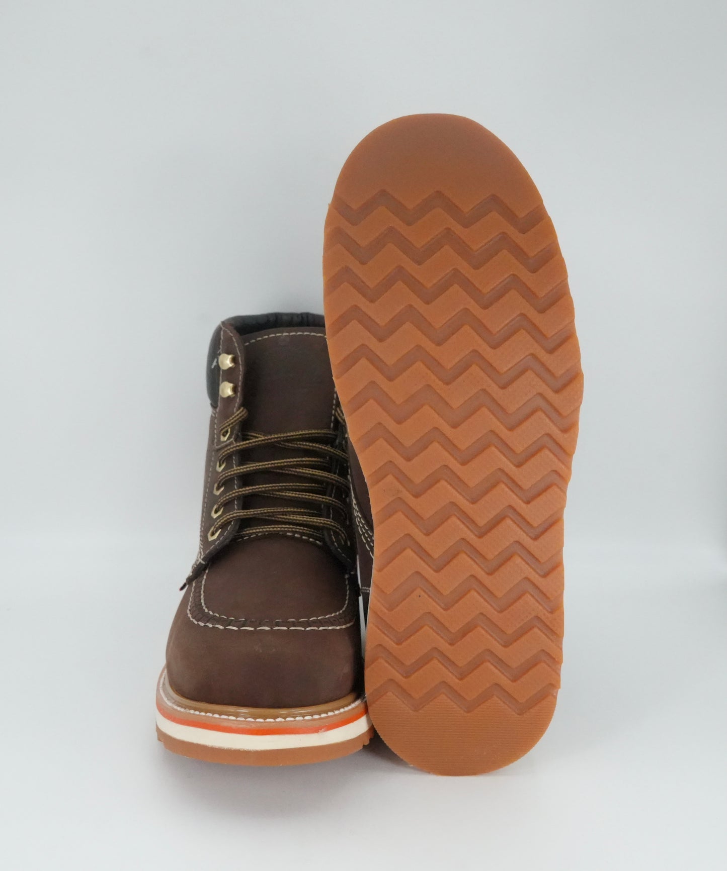 Original Michel Men's Crazy Moc Short Soft Toe Work Boot - Brown