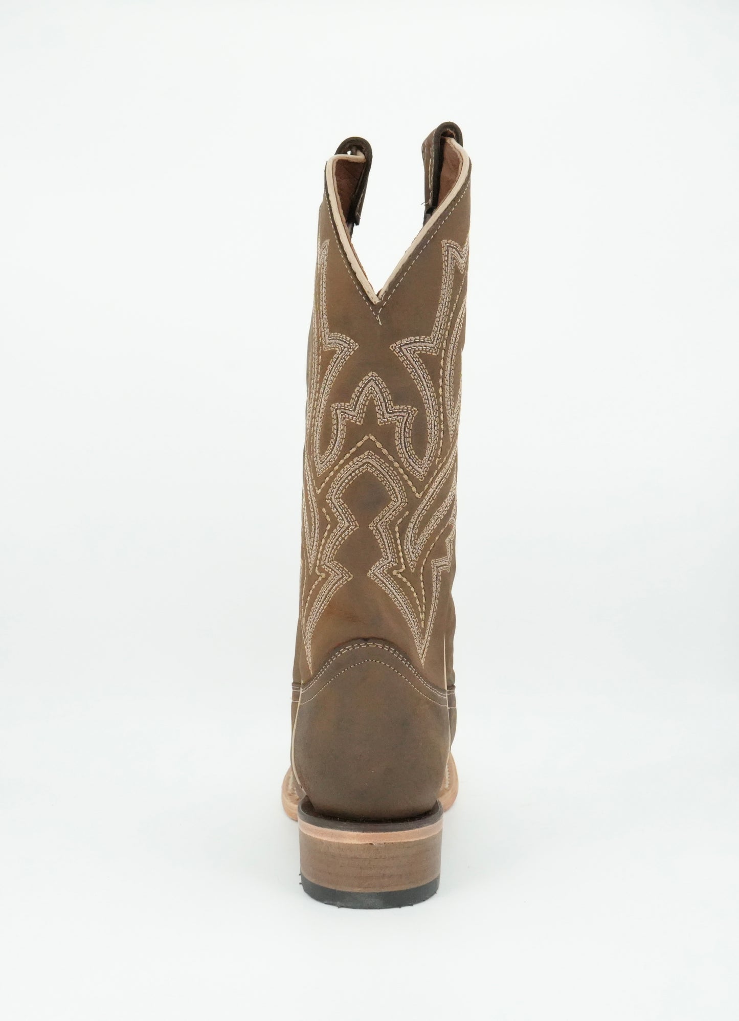 Circle G Women’s Chocolate Embroidered Square Toe Boot