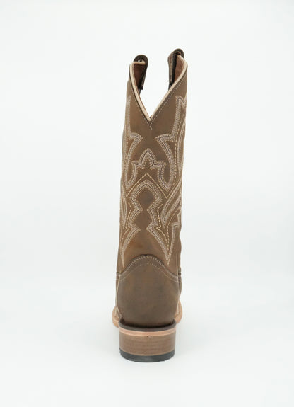 Circle G Women’s Chocolate Embroidered Square Toe Boot