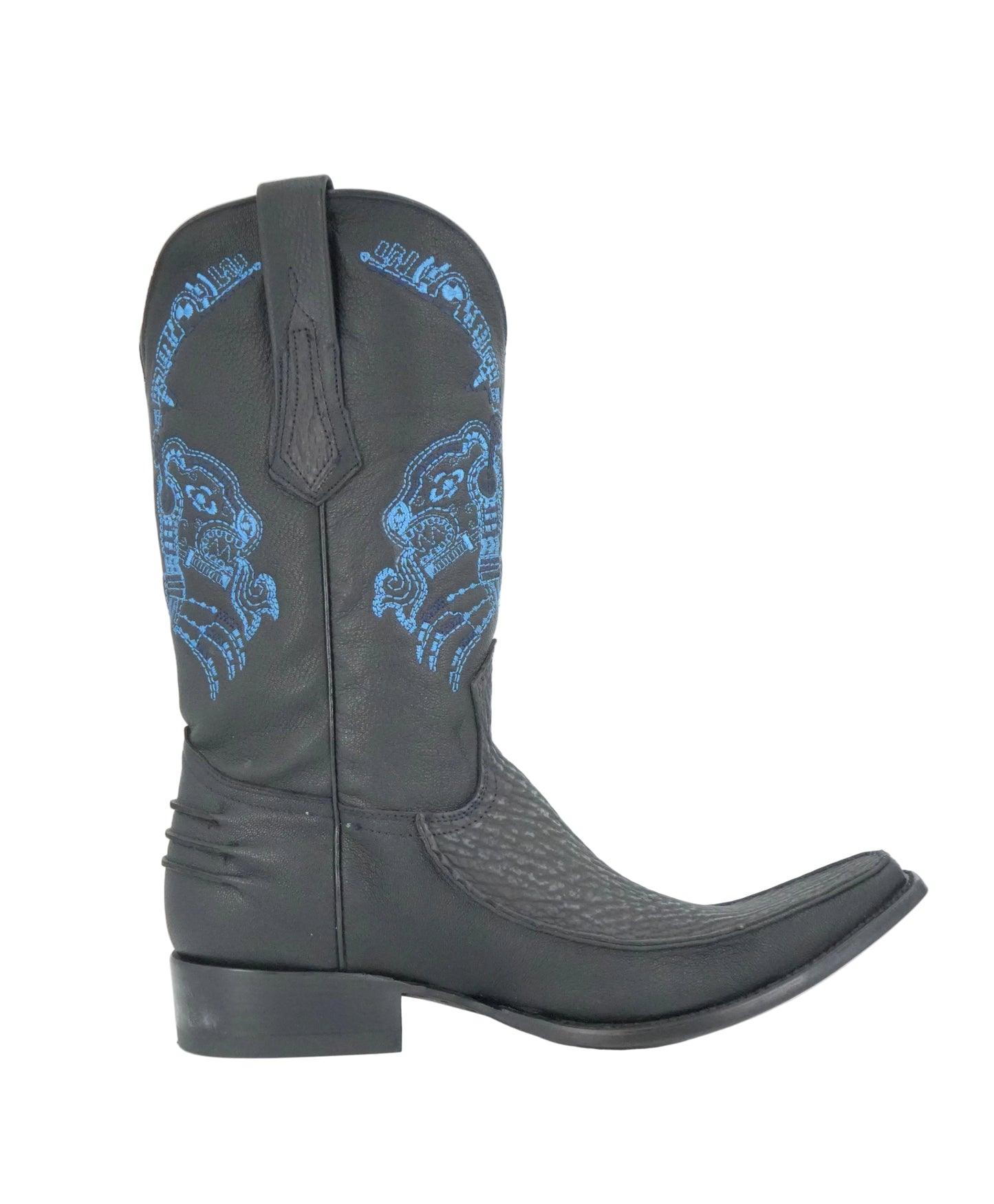 Cuadra Men's Shark Versache Toe Boot - Black