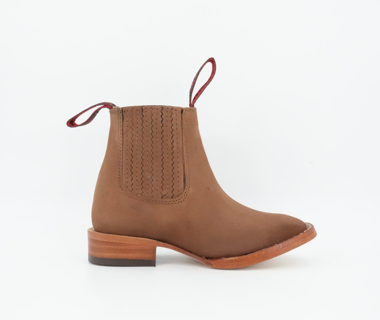 Quincy Kid's Suede Brown Short Boot