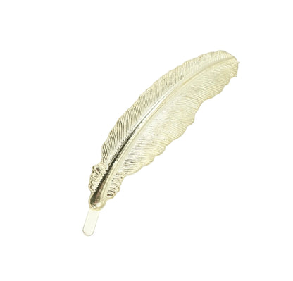 Light Gold Metal Feather