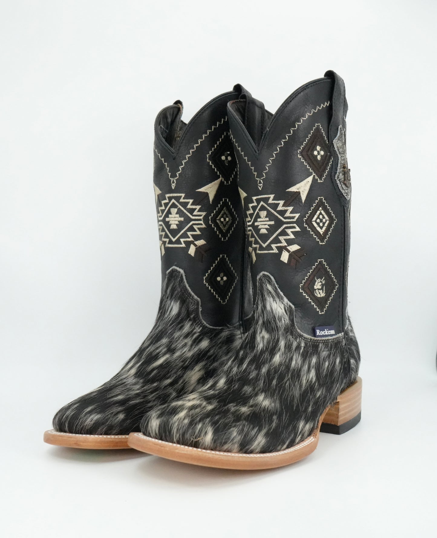 Rock'em Men's Cow Hair Boots Size 7.5 *AS SEEN ON IMAGE*