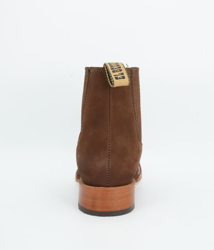 Besserro Kid's Nobuck Camel Short Boot