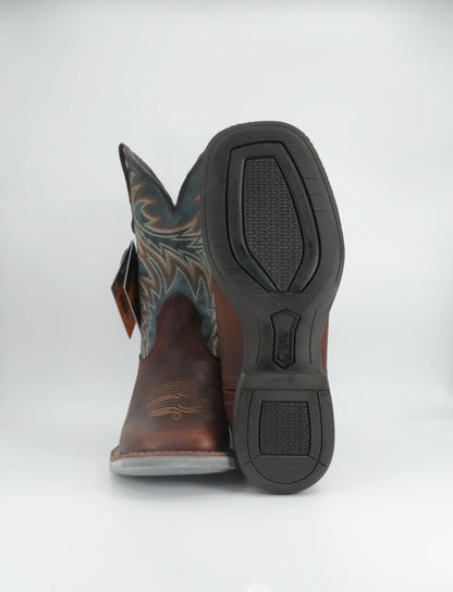 Cebu Men's Denali Square Toe Work Boot - Brown