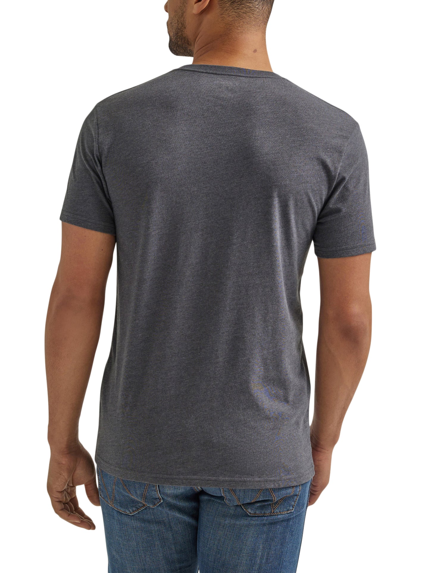 Wrangler Men's Rope Logo Asphalt T-Shirt