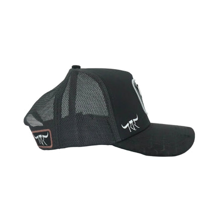 The King Ranch Mantaraya Patch Cap - Black