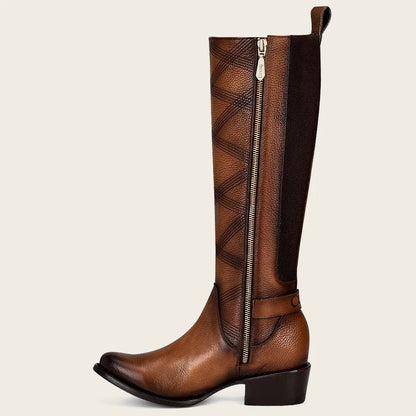 Cuadra Women's Embroided Honey Leather Tall Boot