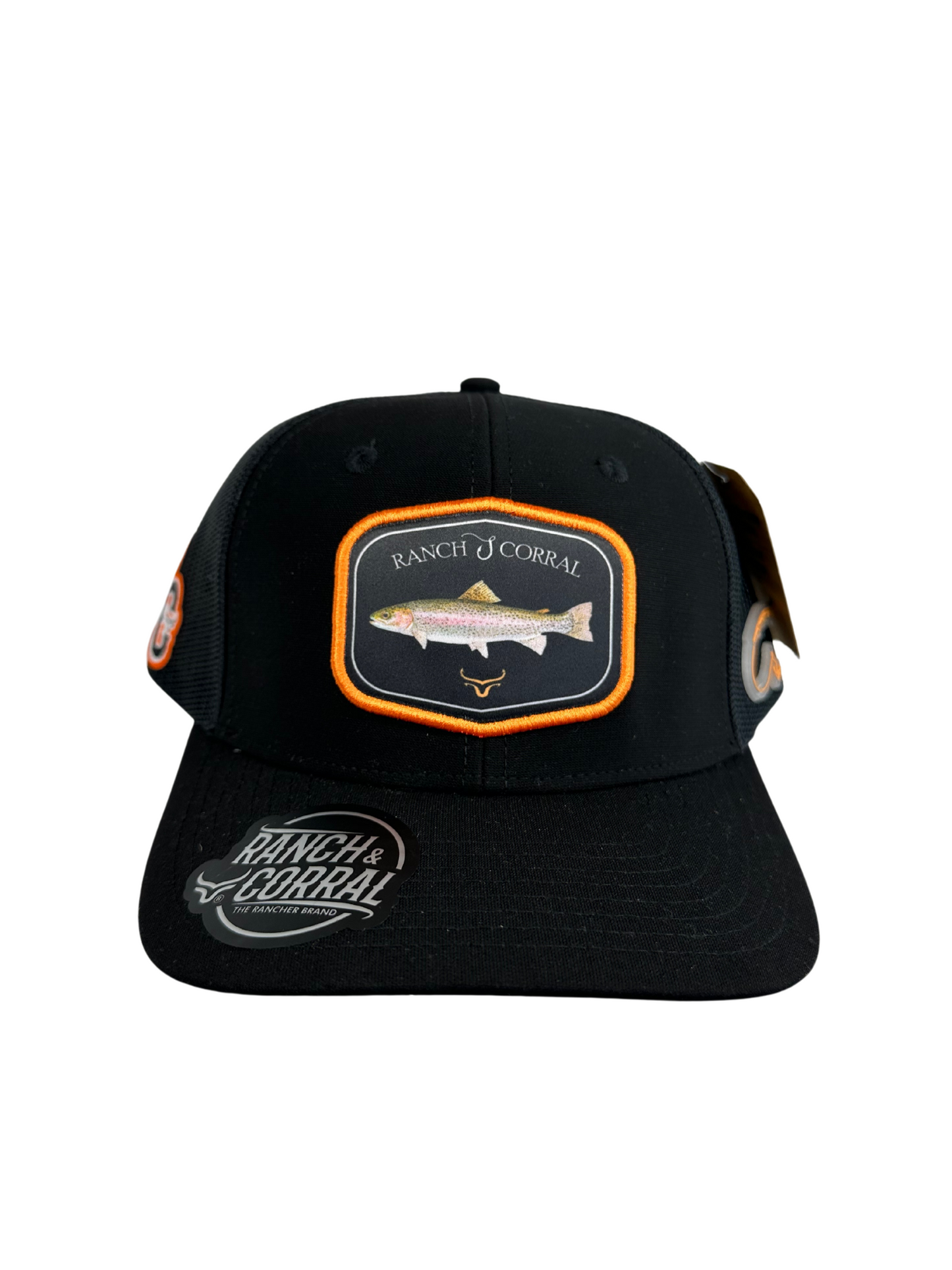 Ranch & Corral Fish Cap - Black