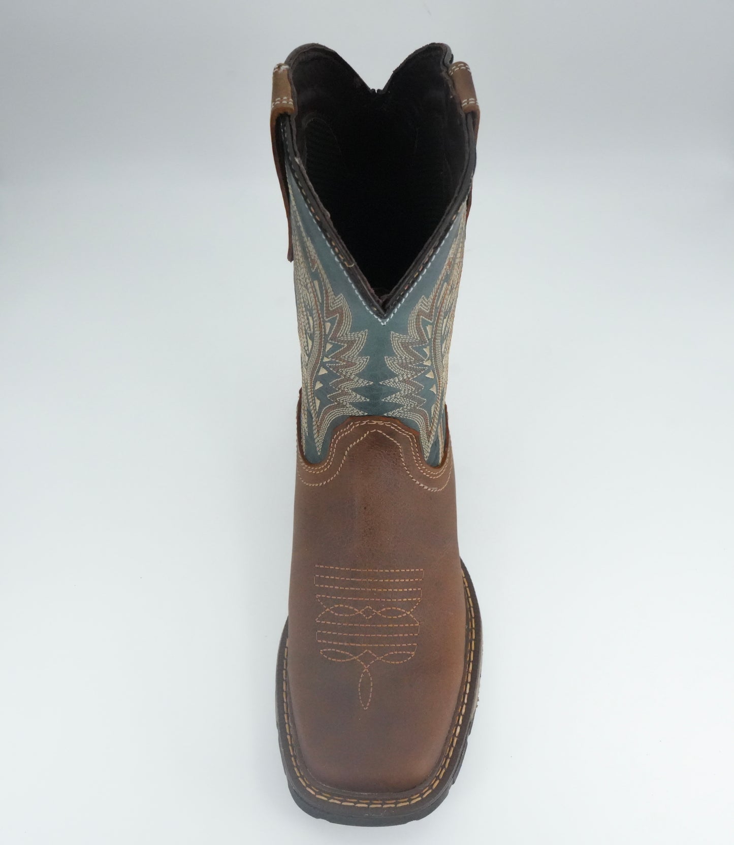 Cebu Men's Tundra Square Toe Work Boot - Roble Tan