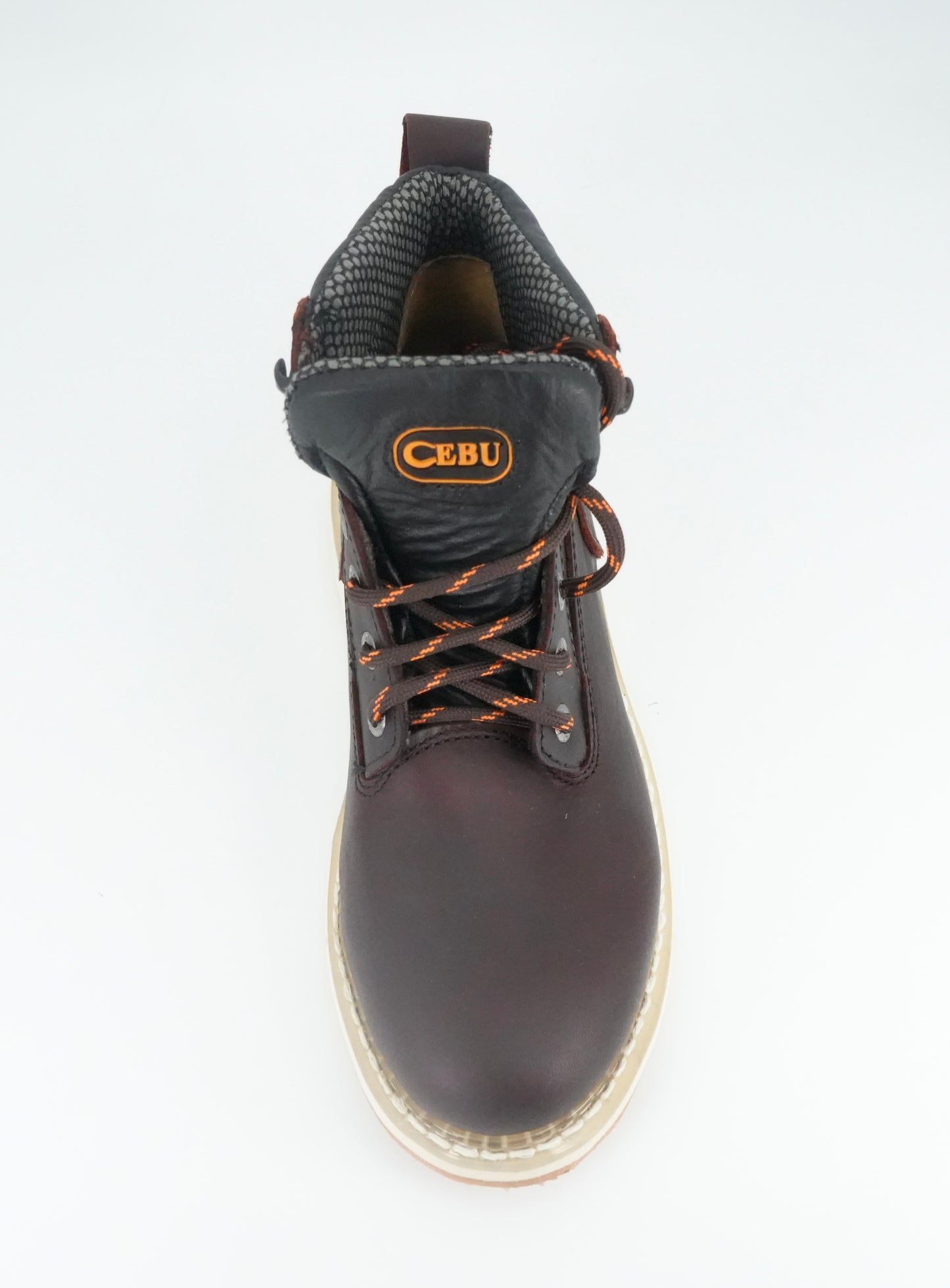 Cebu Men's BW Round Toe Grasso Short Work Boot - Shedron