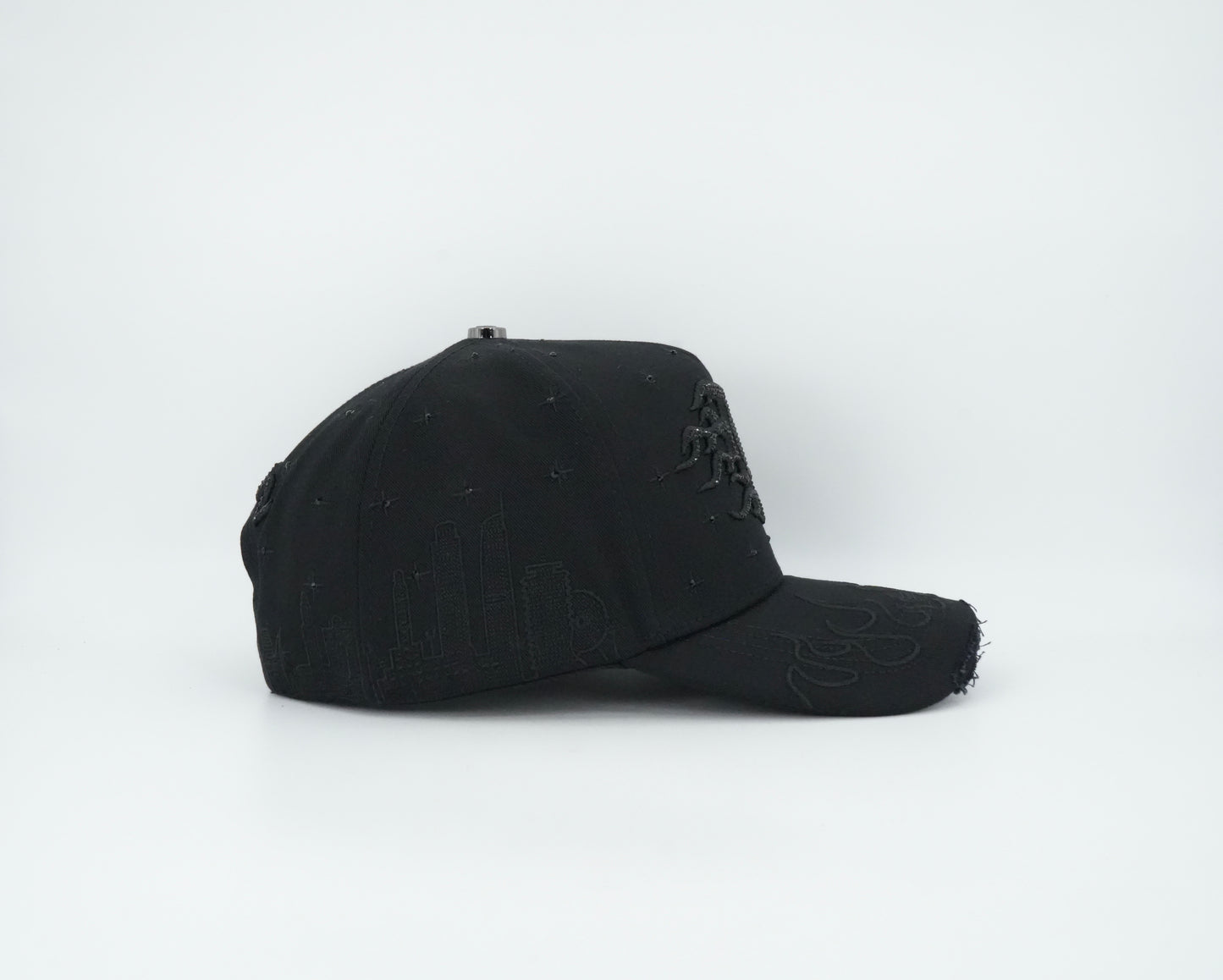 Klan Hats Los Angeles Distressed Flame Cap
