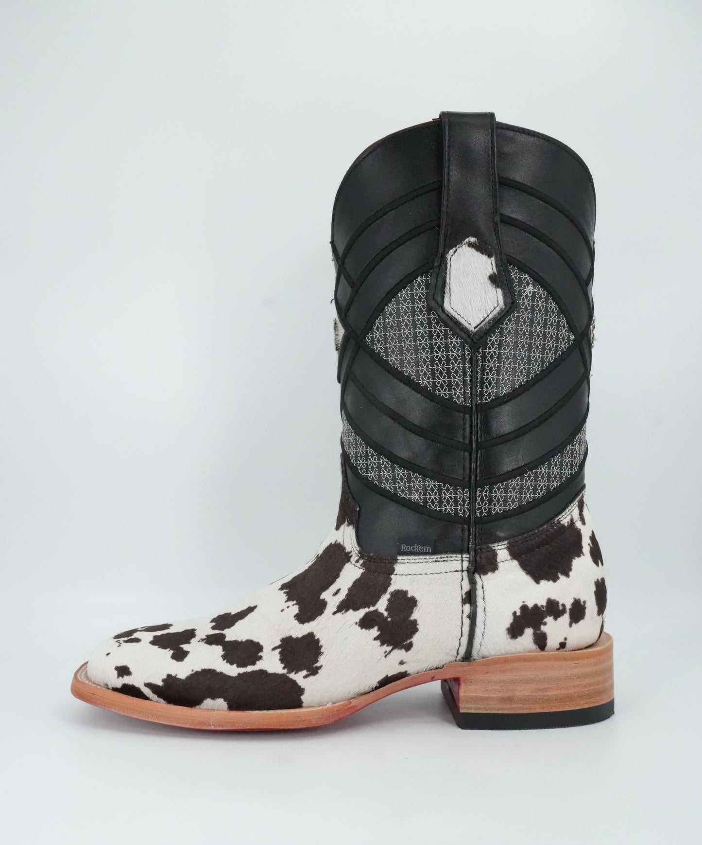 Rock'em Men's Cow Hair Red Bottom Boots Size 8.5 *AS SEEN ON IMAGE*