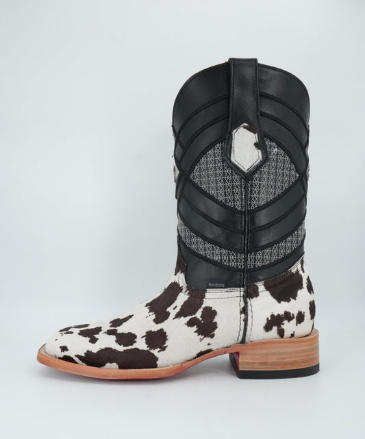 Rock'em Men's Cow Hair Red Bottom Boots Size 8.5 *AS SEEN ON IMAGE*