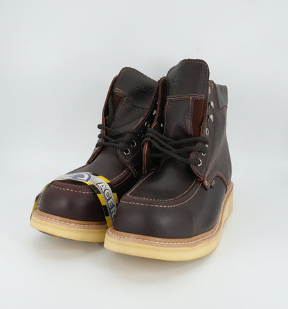 Establo Men's Leather Steel Toe Lace Up Work Boot - Shedron