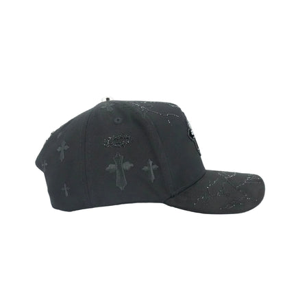 Kevin Hat Triple Cross Bling Cap