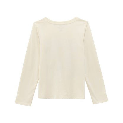 Girl's Wrangler White Stay Wild Graphic Long Sleeve Shirt