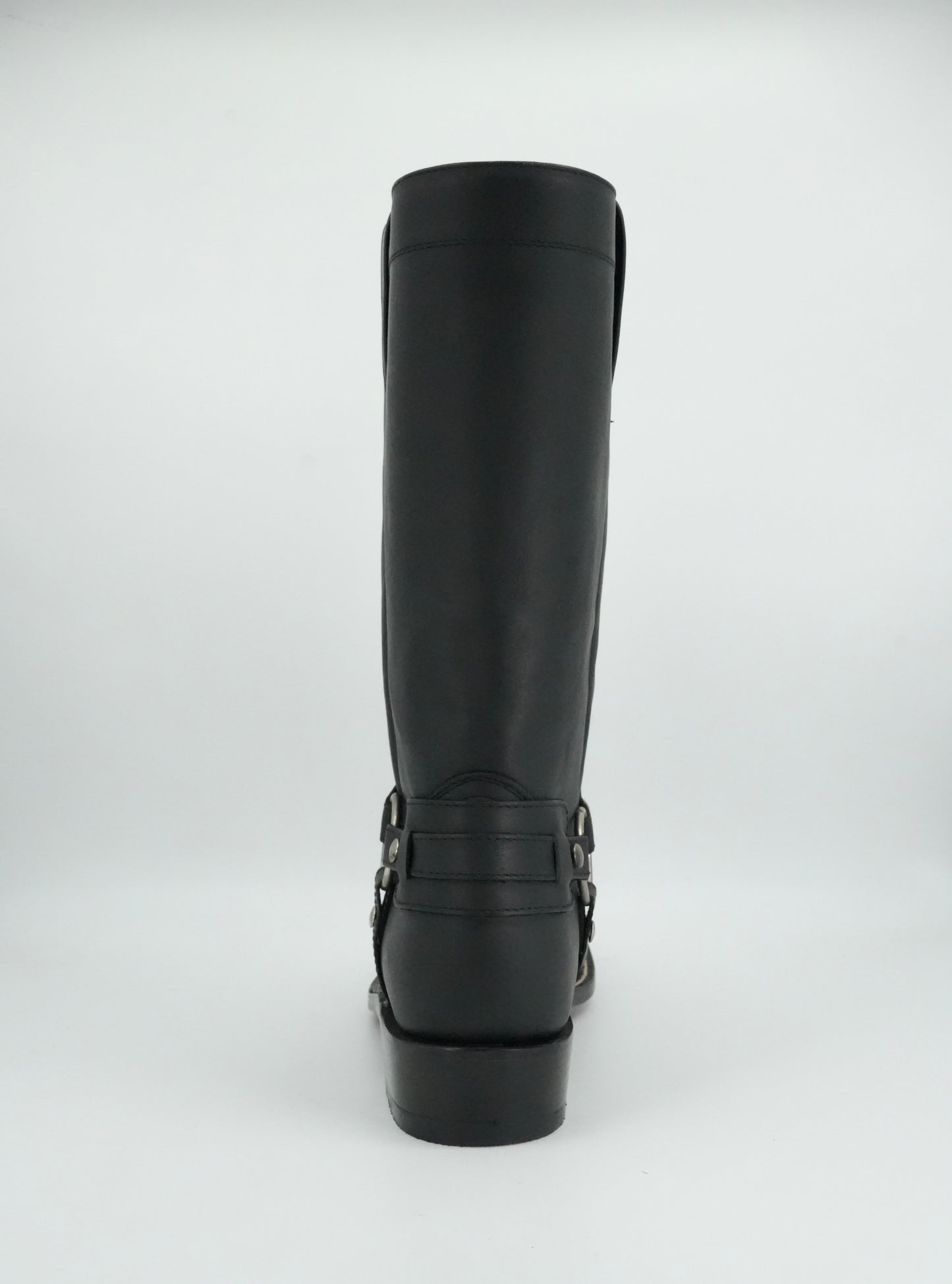 Indomable's Men's Black Leather Trompa De Puerco Narrow Square Toe Boot